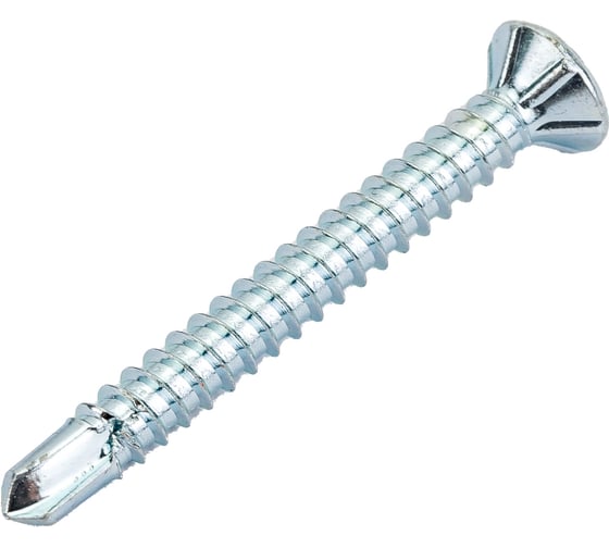 Саморез Daxmer оконный 3,9x35 бел.цинк,сверло 500 шт 00000336818