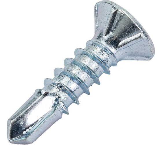 Саморез Daxmer оконный 3,9x16 бел.цинк,сверло 1000 шт 00000414304