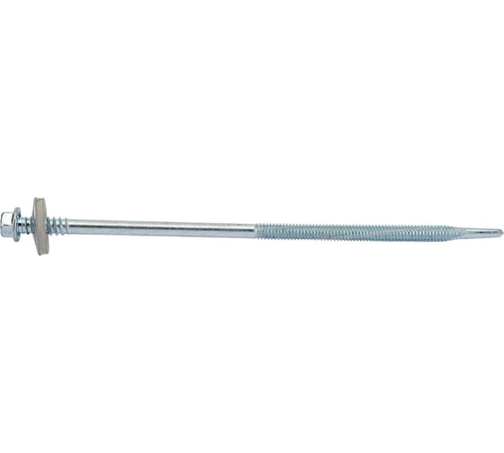Саморез для сэндвич-панелей Daxmer 6,3/5,5x155 мм, цинк, 250 шт. 317625 1