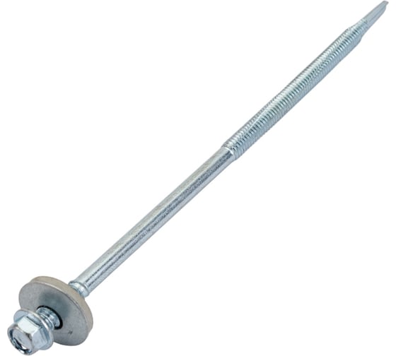 Саморез для сэндвич-панелей Daxmer 6,3/5,5x155 мм, цинк, 250 шт. 317625