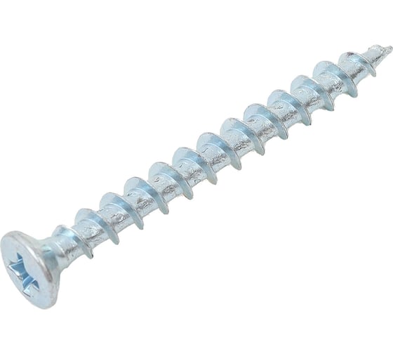 Саморез Daxmer оконный фурнитурный 4,1x40 бел.цинк,острый 500 шт 00000336828