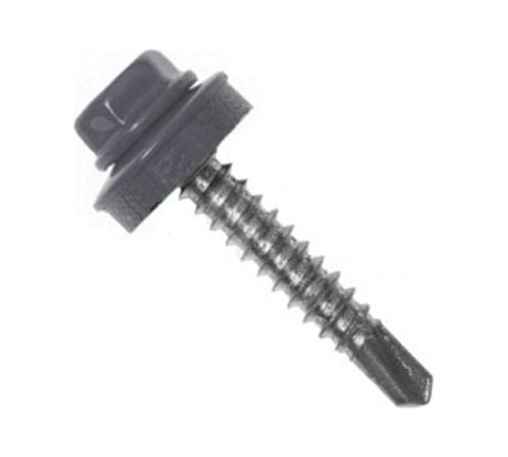 Кровельный саморез Kenner 4,8х35 RAL7004 серый 250шт ск357004ф