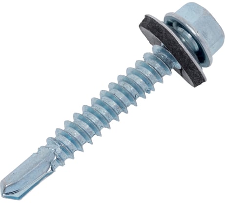 Кровельный саморез с шайбой EPDM Kenner цинк 5,5х38 200шт ск5538ф