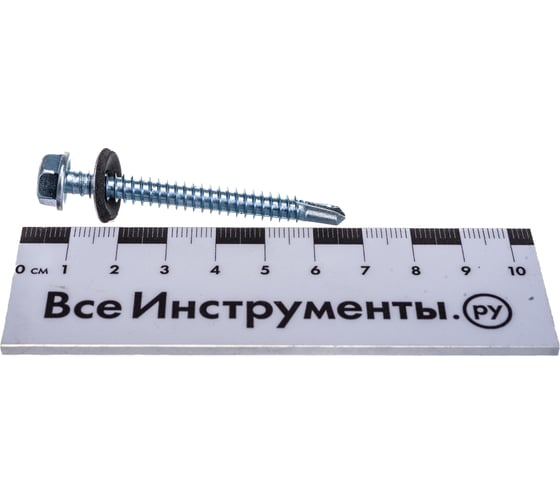 Кровельный саморез с шайбой EPDM КРЕП-КОМП 6,3х60 100шт ск6360ф