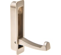 Мебельный крючок Kerron однорожковый, матовый никель KR 0370 SN