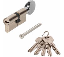 Латунный цилиндр Marlok ЦМВ 70(35/35)-5к, перфорированный ключ/вертушка, CP (хром) 037289