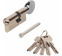 Латунный цилиндр Marlok ЦМВ 70(30в/40)-5к, перфорированный ключ/вертушка, CP (хром) 024793