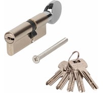 Латунный цилиндр Marlok ЦМВ 80(35в/45)-5к, перфорированный ключ/вертушка, CP (хром) 001687