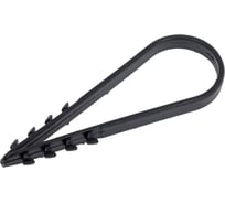 Дюбель-хомут ТРИЗАМ 19-25, черный, нейлон, 100 шт. TRZ0291