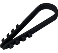 Дюбель-хомут ТРИЗАМ 11-18, черный, нейлон, 100 шт. TRZ0288