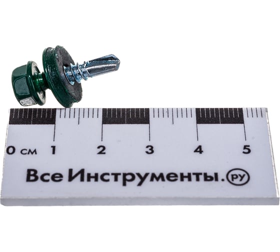 Кровельный саморез Kenner 4,8х19 RAL6005 темно-зеленый 300шт ск48196005ф