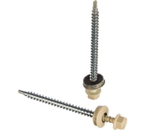 Кровельный саморез Kenner 4,8х70 RAL1015 светлая слоновая кость 100шт ск701015ф