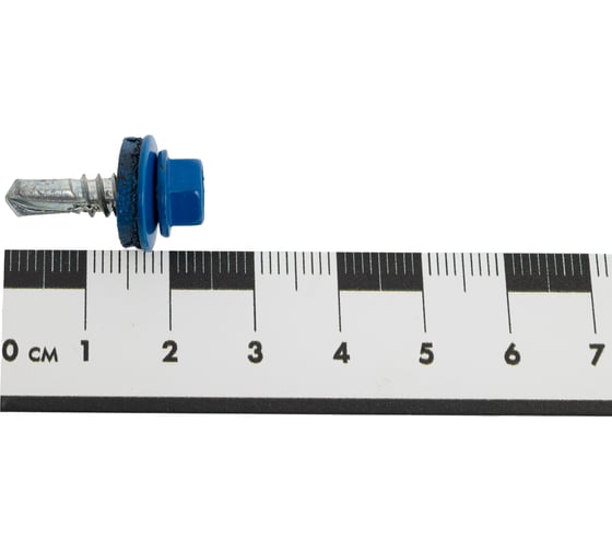 Кровельный саморез Kenner 5,5х19 RAL5005 насыщенный синий 300шт ск55195005ф