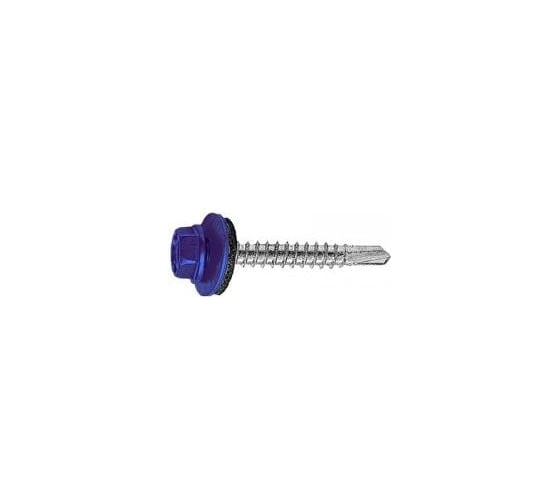 Кровельный саморез Kenner 5,5х19 RAL5010 синий 300шт ск55195010ф 1