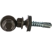 Кровельный саморез Kenner 5,5х25 RAL8019 серо-коричневый 250шт ск55258019ф