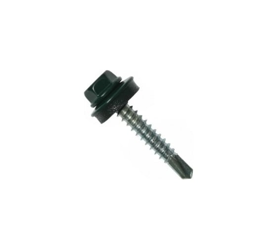 Кровельный саморез Kenner 4,8х70 RAL6005 тёмно-зелёный 1500шт ск706005 1