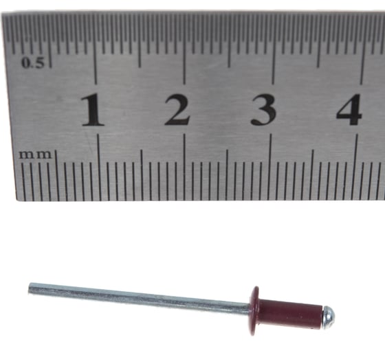 Крашенная заклепка алюм/сталь Kenner 3,2х8 RAL3005 1000шт зк3283005