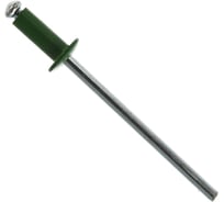Крашенная заклепка Kenner алюм/сталь 3,2х8 RAL6002 1000шт зк3286002