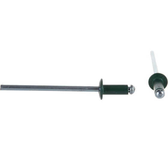 Крашенная заклепка Kenner алюм/сталь 3,2х8 RAL6005 1000шт зк3286005