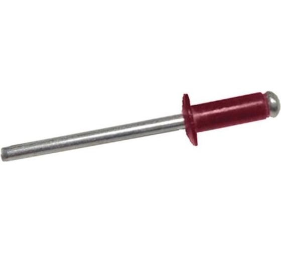 Крашенная заклепка Kenner алюм/сталь 4,8х12 RAL3005 500шт зк48123005