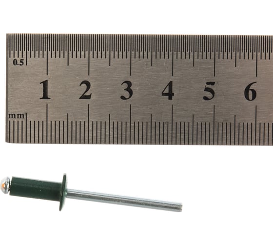 Крашенная заклепка Kenner алюм/сталь 4,8х12 RAL6005 500шт зк48126005