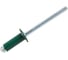 Крашенная заклепка Kenner алюм/сталь 4,8х12 RAL6005 500шт зк48126005 1