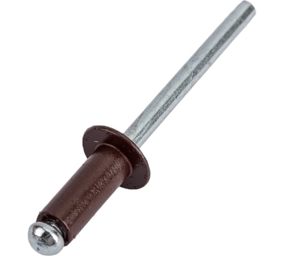 Крашенная заклепка Kenner алюм/сталь 4,8х12 RAL8017 500шт зк48128017