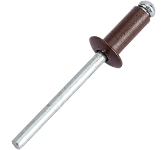 Крашенная заклепка Kenner алюм/сталь 4,8х12 RAL8017 500шт зк48128017
