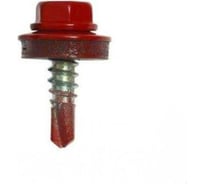 Кровельный саморез STARFIX 5,5x25 мм, цинк, шайба с прокладкой, PT3, RAL 3009, 250 шт. SMC3-18713-250