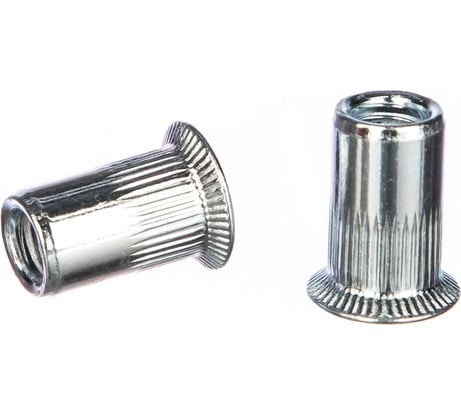 Заклепка с внутренней резьбой Kenner потайной бортик Белый цинк м6х1,0х16 500шт зрп6