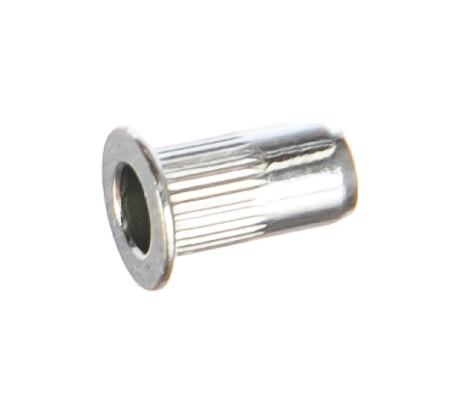 Заклепка с внутренней резьбой цилиндрический бортик Kenner Белый цинк м4х0,7х11 1500шт зрц4