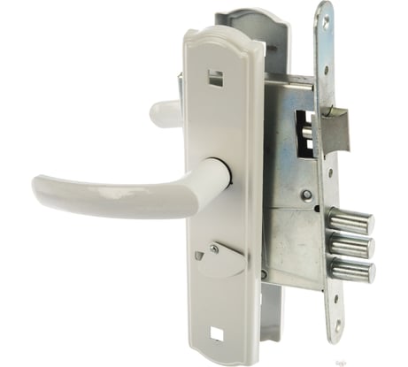 Врезной сувальдный замок AVERS ЗВ9-4-1-4 белый 20748