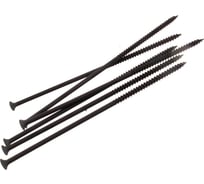 Фосфатированный саморез с мелкой резьбой по дереву/металлу Зубр PH2 4,8x152 мм 6 шт 300016-48-152