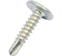 Саморезы с прессшайбой и сверлом по листовому металлу до 2 мм Зубр PH2 4,2х19 мм 30шт 300216-42-019