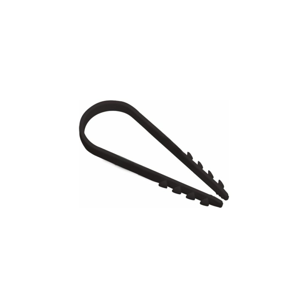 Круглый дюбель-хомут Росдюбель черный, 11-18, 100 шт. 15-0445 ...