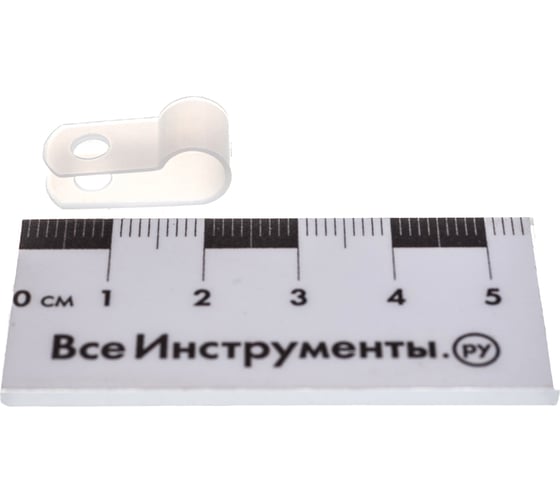 Нейлоновая скоба FORTISFLEX СНК 6 белый 100шт 66445