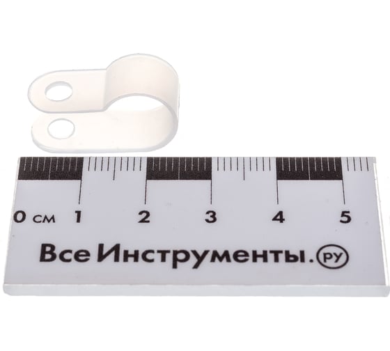 Нейлоновая скоба FORTISFLEX СНК 9 белый 100шт 66446