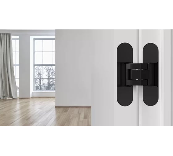 Комплект из 2 штук скрытых петель ELEMENTIS универсальный, 3D, 120x30 ELM5000.06/MP