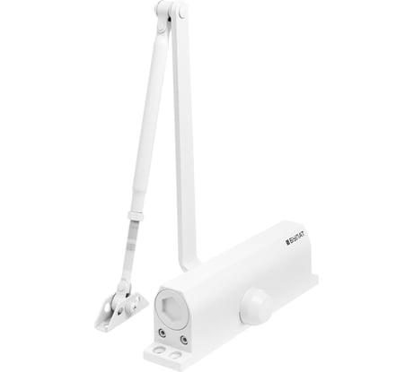 Дверной доводчик БУЛАТ ULTIMATE ДД-180 A-W 110-180 кг, белый, морозостойкий 14932