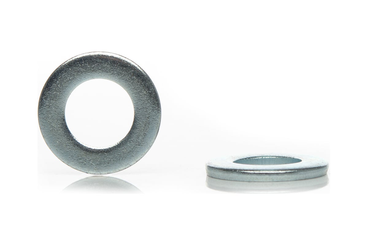 Плоская шайба МЕТАЛЛСЕРВИС м16, din 125, цинк, 1 кг, пакет мс 1246040 ...