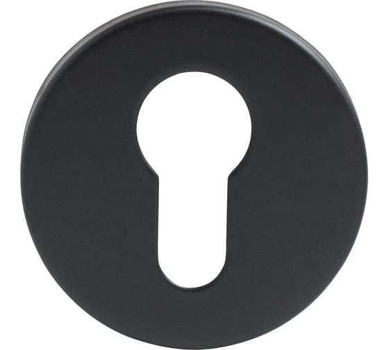 Накладка для ц/м Стандарт 0200 BLACK ЧЕРНАЯ INOX нерж. сталь 14877