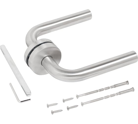 Комплект ручек Стандарт 0204 SS (35-70) INOX нерж. сталь 14870