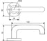 Комплект ручек Стандарт 0203 SS (60-90) BLACK ЧЕРНАЯ INOX нерж. сталь 14872 3