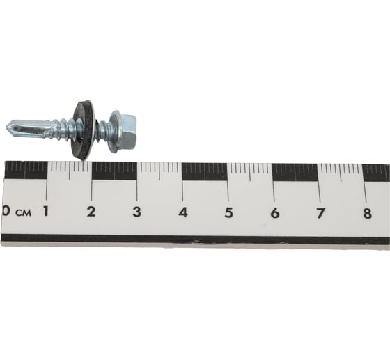 Кровельный саморез по металлу МЕТАЛЛСЕРВИС 5,5x25 цинк, 50 шт. 1242741