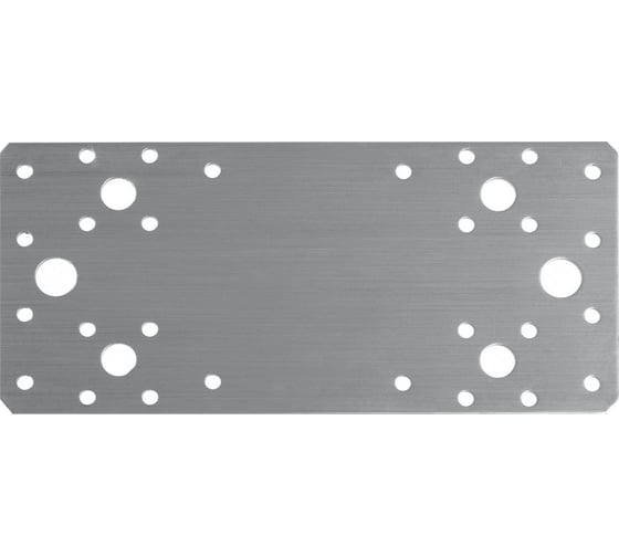 Нержавеющая крепежная пластина ЗУБР 200x90x2 мм, нкп-2.0 310636-200 1