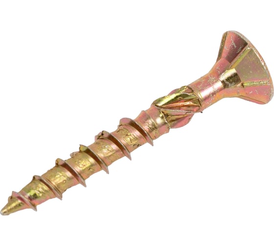 Саморез с фрезой по дереву INFIX потайной, 5x35 мм, ЦЖ, TX25, 100 шт. 77186