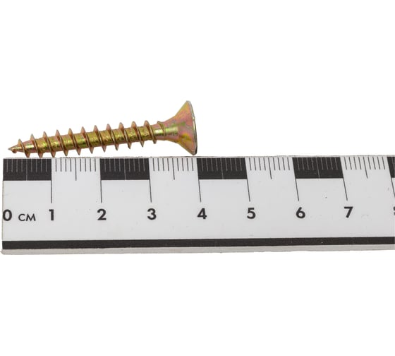Саморез шуж Невский Крепеж 6,0x40, потайная головка, 7 шт. пакет нк 802429