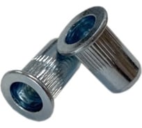 Заклёпка-гайкас фланцем с насечкой ZAMETAL М6, цинк, 500 шт. ZA107489