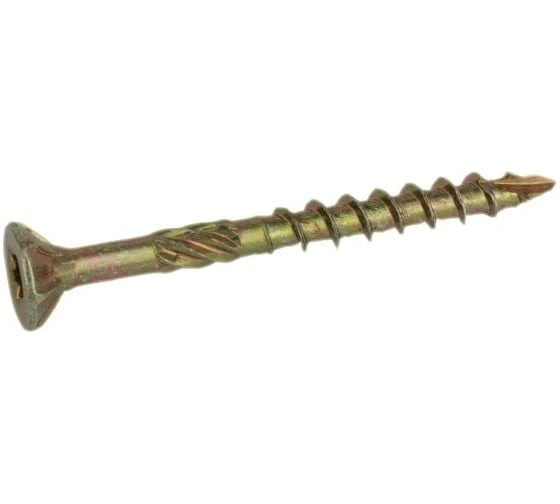 Саморез с фрезой по дереву INFIX потайной, 4.5x70, ЦЖ, TX25, 100 шт. 60022 1