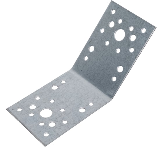 Крепежный уголок под 135 Стройметиз kus 90x90x65 мм, цинк, этикетка 4570049 1